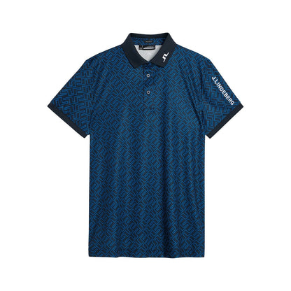 J.Lindeberg Tour Tech Print Golf Shirt GMJT07067