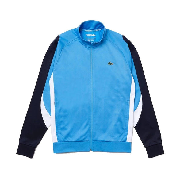 Lacoste Sport Full Zip Track Golf Jacket SH9377 | Blue/Navy/White
