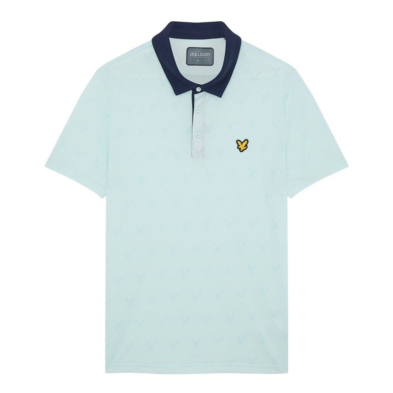 Lyle & Scott Jacquard Golf Polo Shirt SP1562G