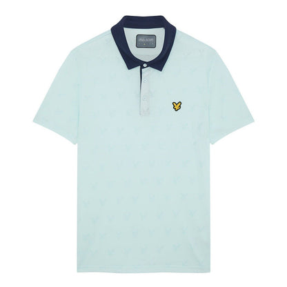 Lyle & Scott Jacquard Golf Polo Shirt SP1562G