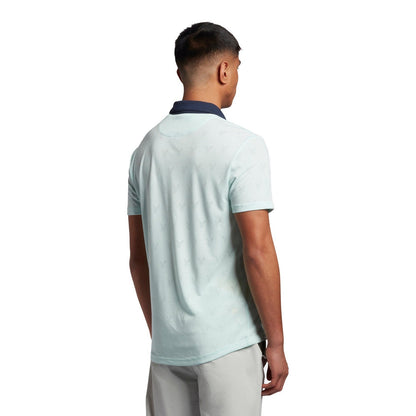 Lyle & Scott Jacquard Golf Polo Shirt SP1562G