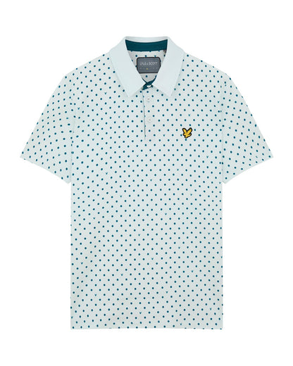 Lyle & Scott Lyle Polka Dot Golf Polo Shirt SP1665G