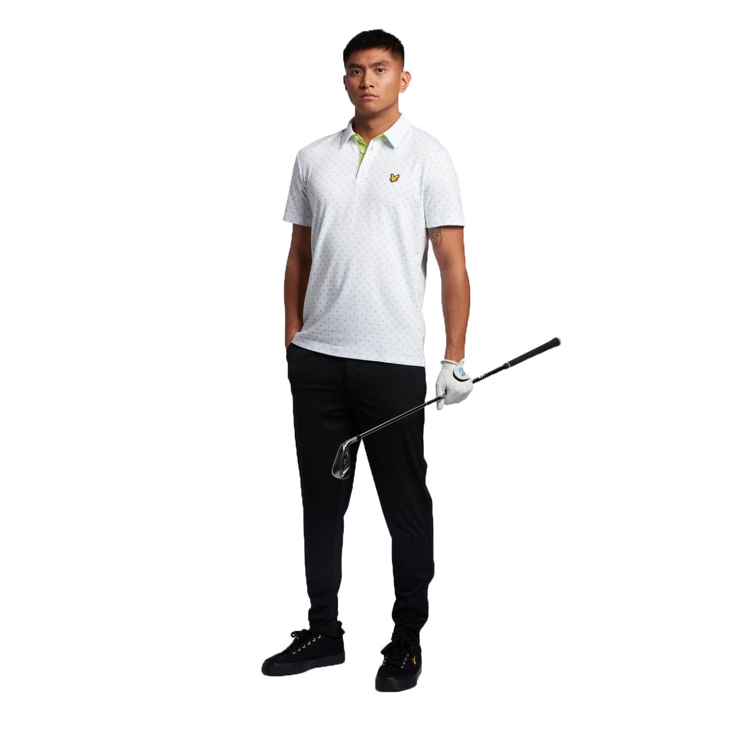 Lyle & Scott Lyle Polka Dot Golf Polo Shirt SP1665G