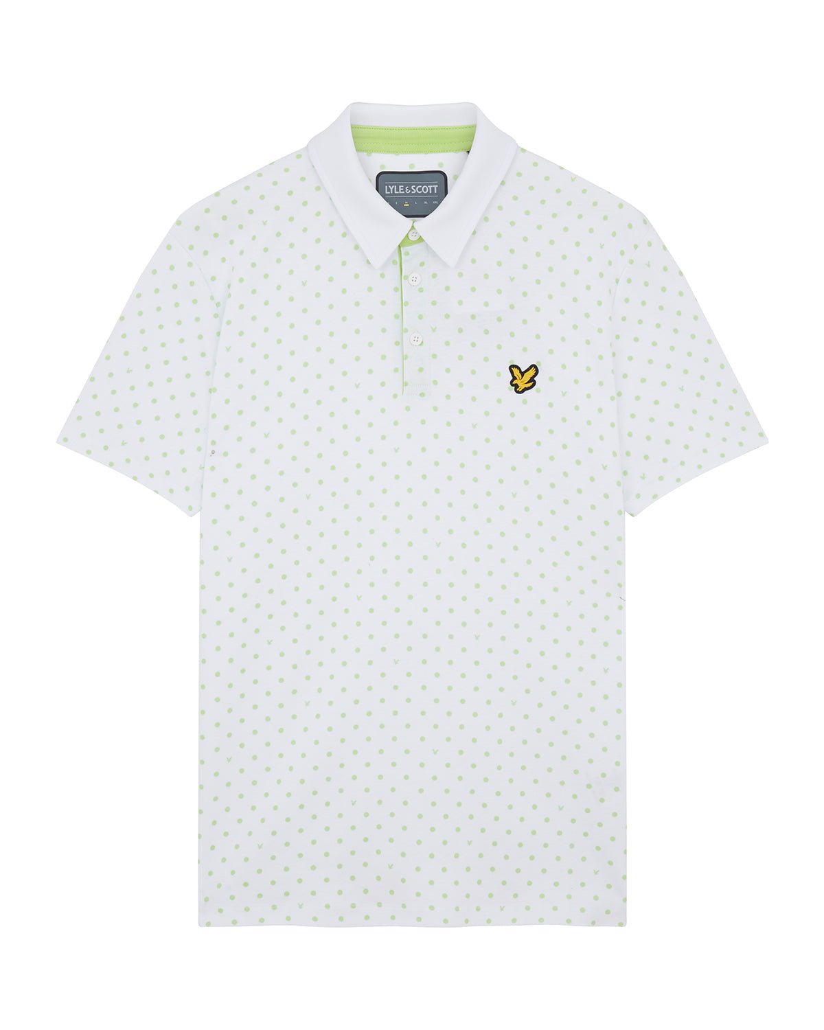 Lyle & Scott Lyle Polka Dot Golf Polo Shirt SP1665G