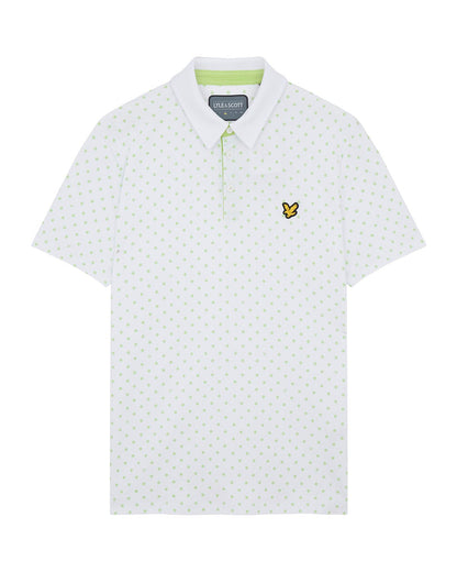 Lyle & Scott Lyle Polka Dot Golf Polo Shirt SP1665G