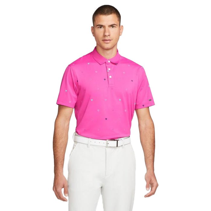 Nike Dri-Fit Player Heritage Print Golf Shirt DH