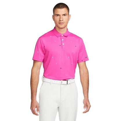 Nike Dri-Fit Player Heritage Print Golf Shirt DH
