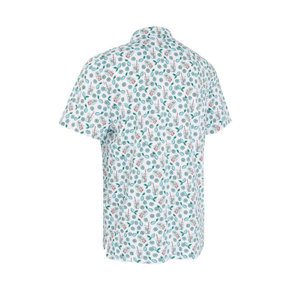 Original Penguin Lemonade All Over Print Golf Polo Shirt OGKSC042