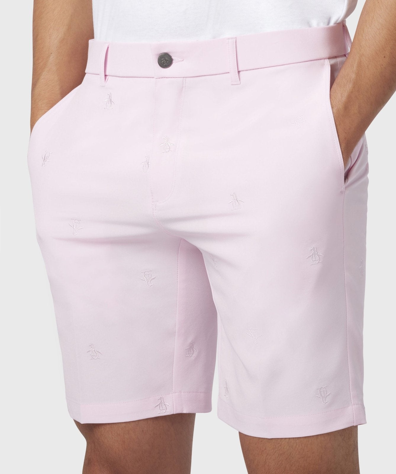 Original Penguin All-Over Embroidered Golf Shorts OGBSB083