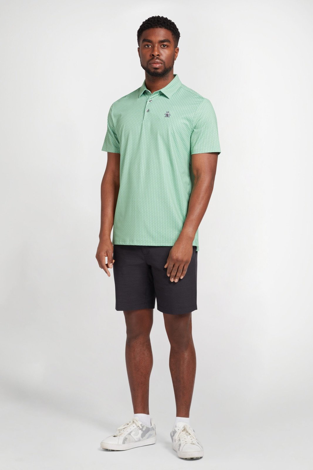 Original Penguin All-Over Pete Printed Golf Polo Shirt OGKSC026