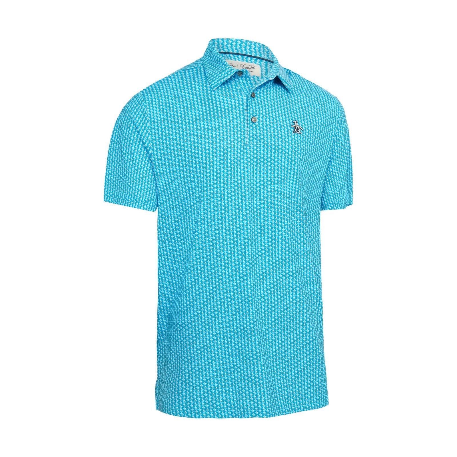 Original Penguin All-Over Pete Printed Golf Polo Shirt OGKSC026