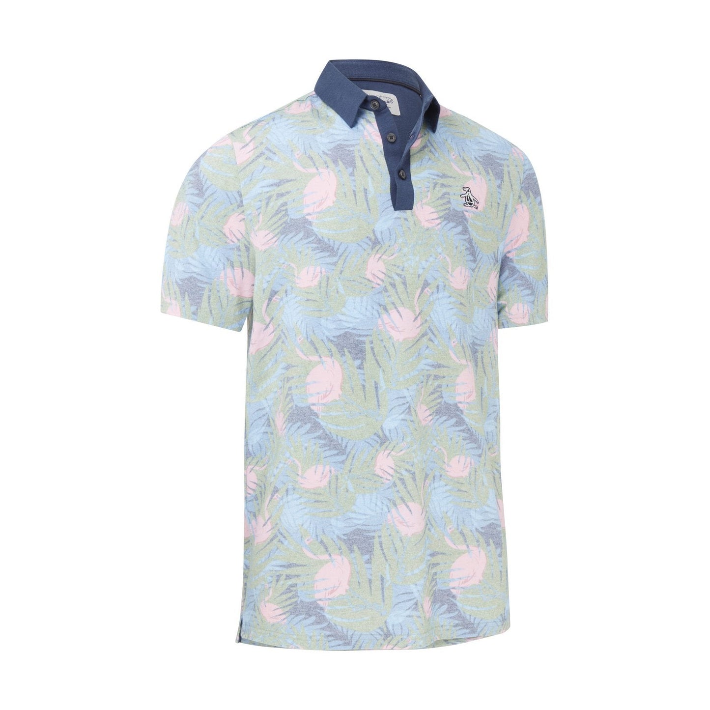 Original Penguin Flamingo Print Golf Polo Shirt OGKSC
