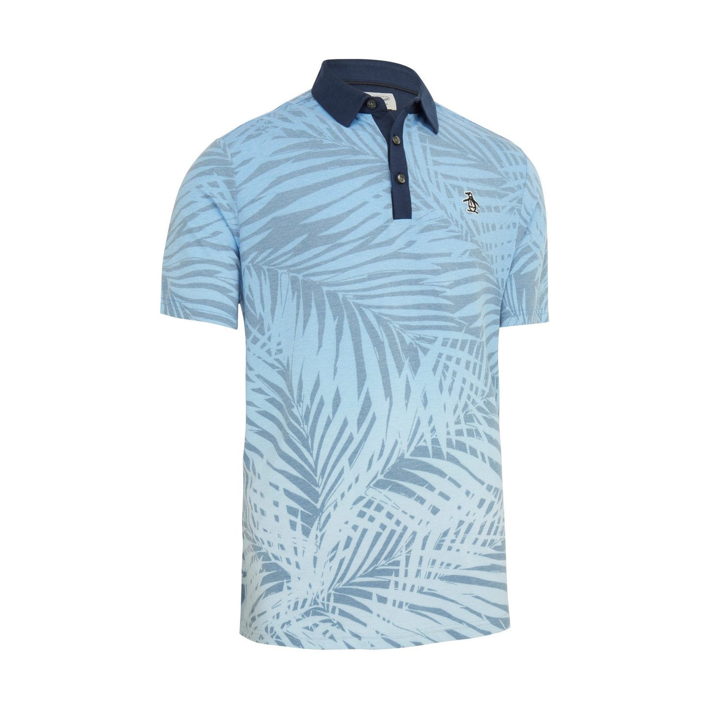 Original Penguin Resort Leaf Print Golf Polo Shirt OGKSC