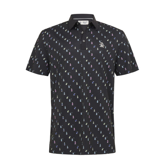 Original Penguin Swinging Pete Print Polo Shirt OGKSD024