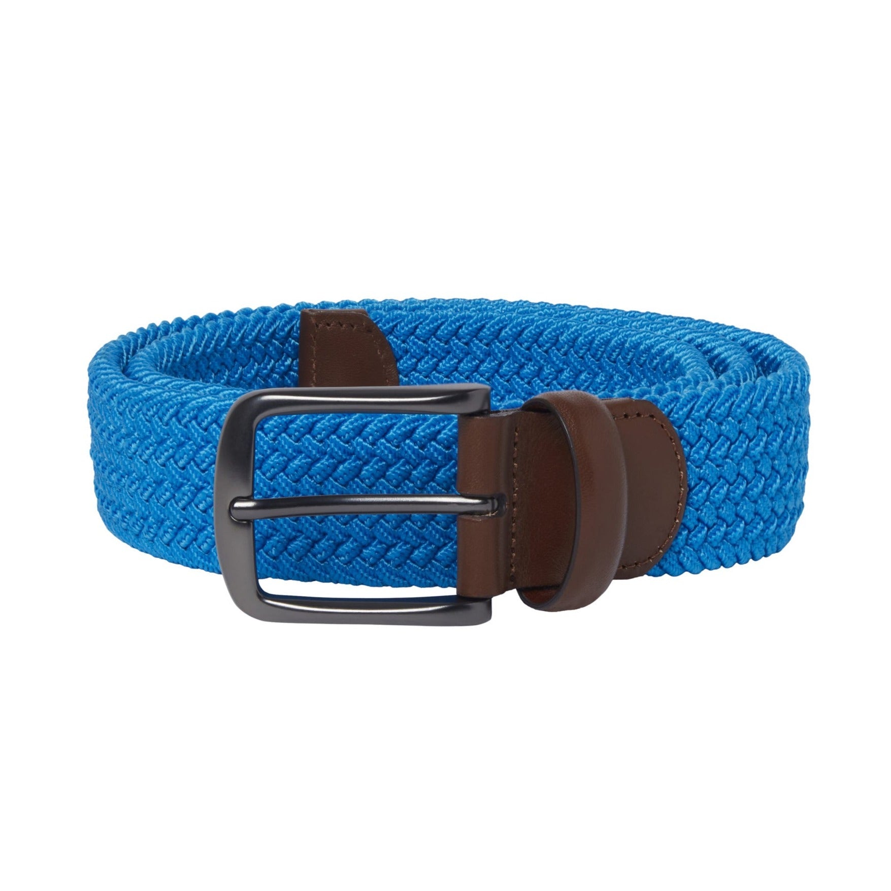 Original Penguin Golf Solid Braided Belt PN86102 Med Blue
