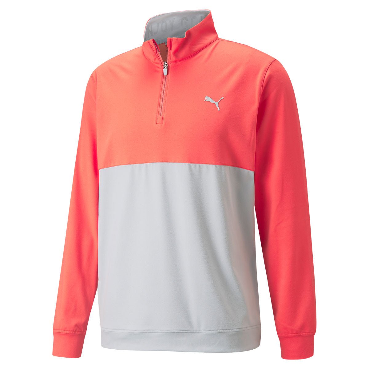Puma Gamer Colour Block 1/4 Zip Golf Top 532985