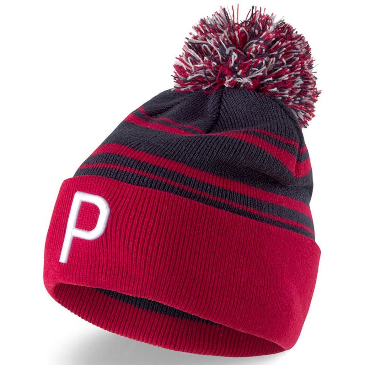 Puma P Pom Golf Beanie Hat 023621