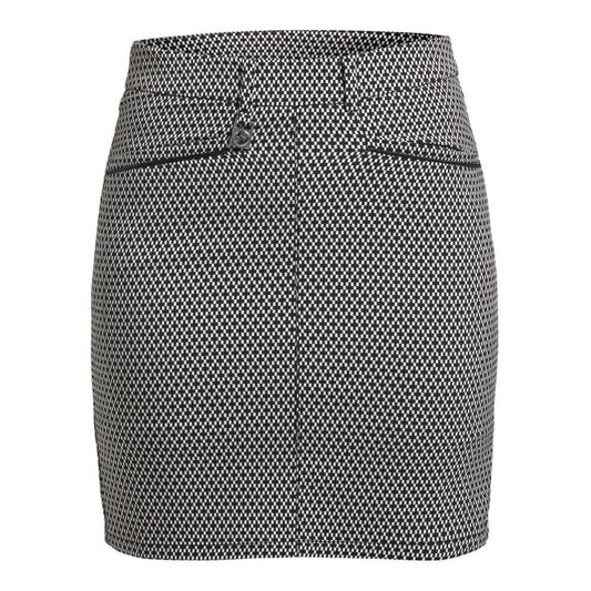 Rohnisch ladies Smooth Golf Skort 110183 black/white/check