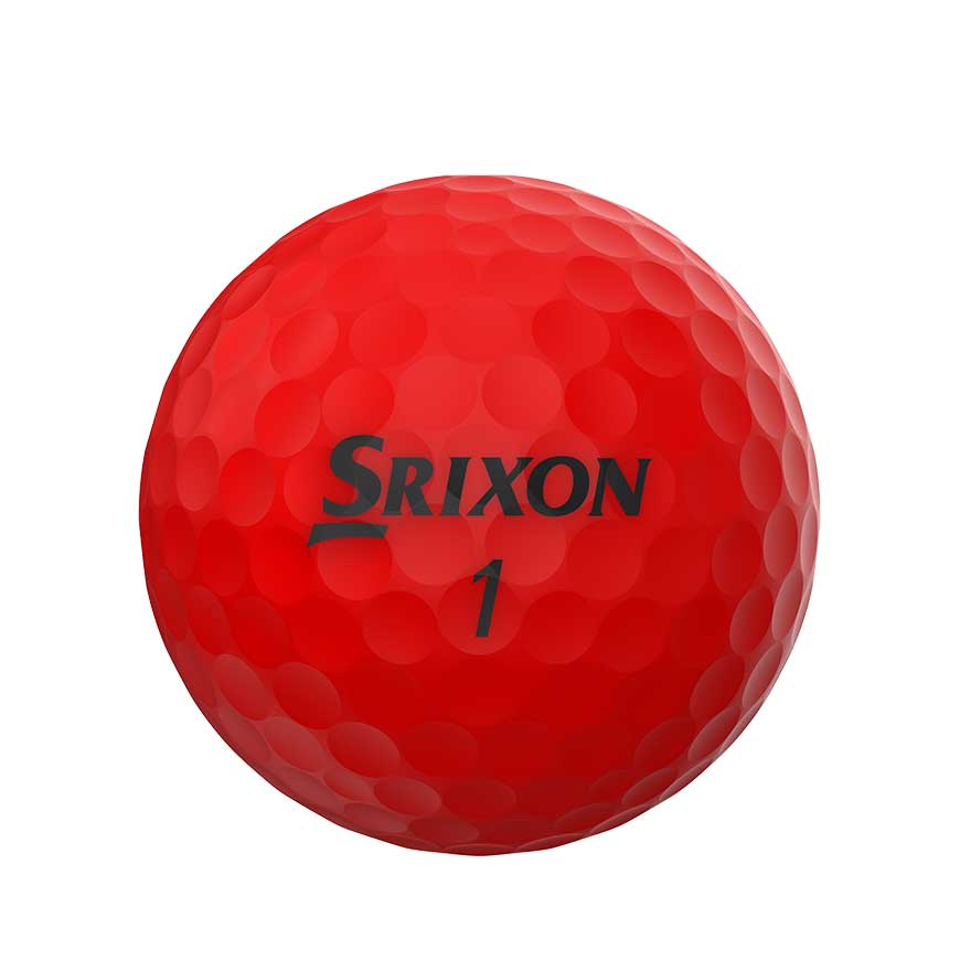 Srixon Soft Feel Brite Golf Balls | Red