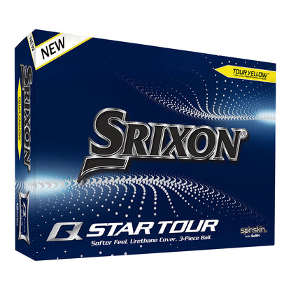 Srixon Q Star Tour Golf Balls | Yellow