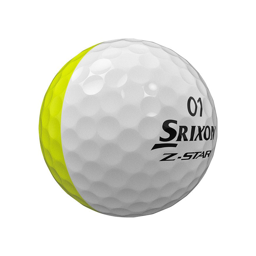 Srixon Z-Star Tour Divide Golf Balls | Yellow/White