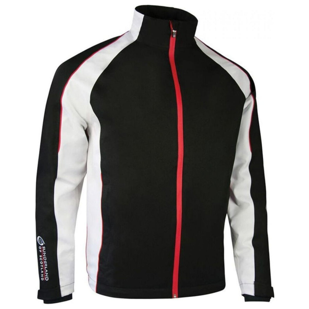 Sunderland Vancouver Pro Waterproof Jacket SUNMR41 Black Red Clarkes Golf