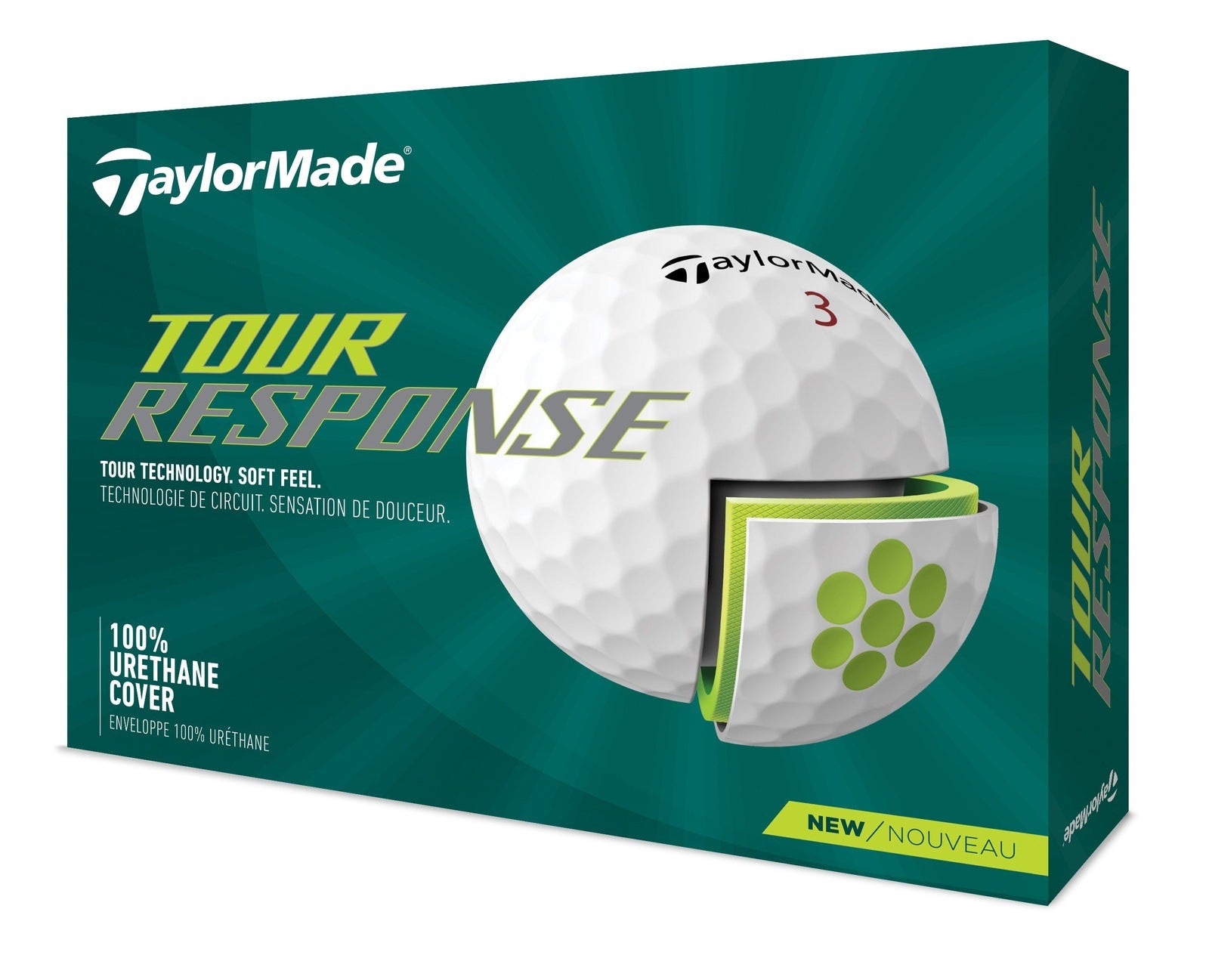 TaylorMade Tour Response Golf Balls | White