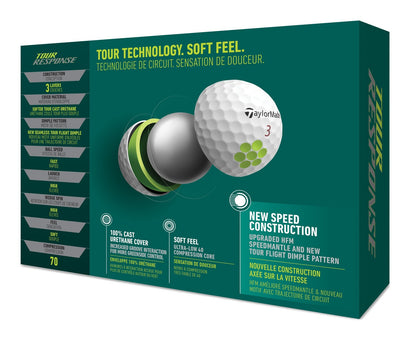 TaylorMade Tour Response Golf Balls | White