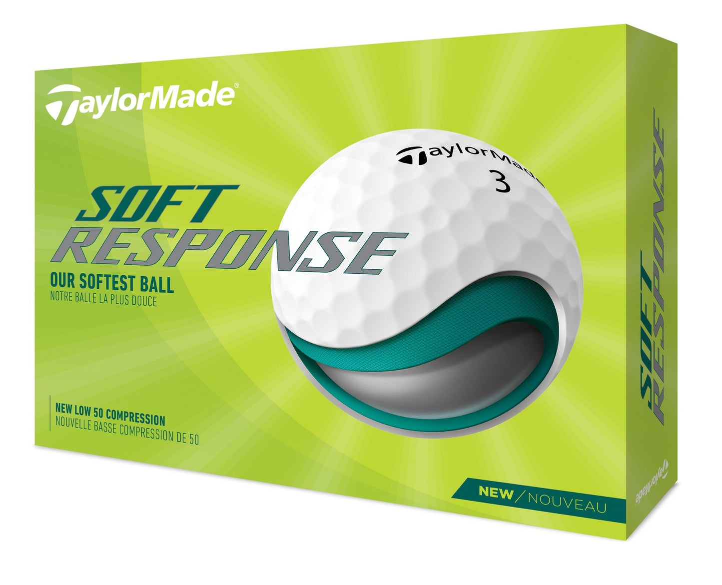 TaylorMade Soft Response Golf Balls | White