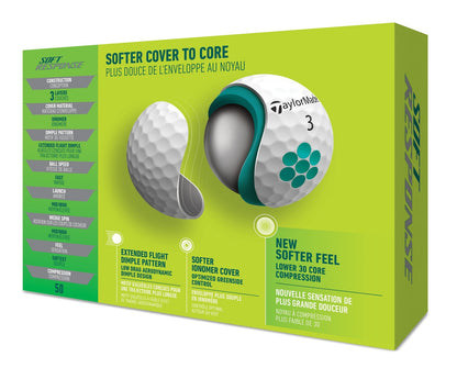 TaylorMade Soft Response Golf Balls | White