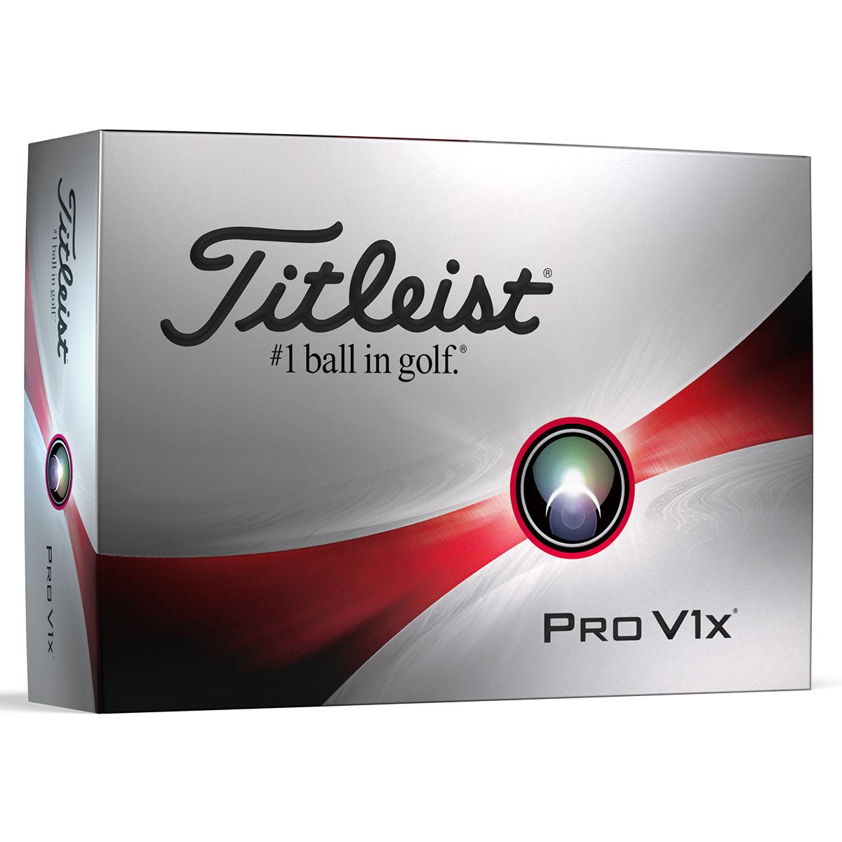 Titleist Pro V1X High Numbers Golf Balls | White