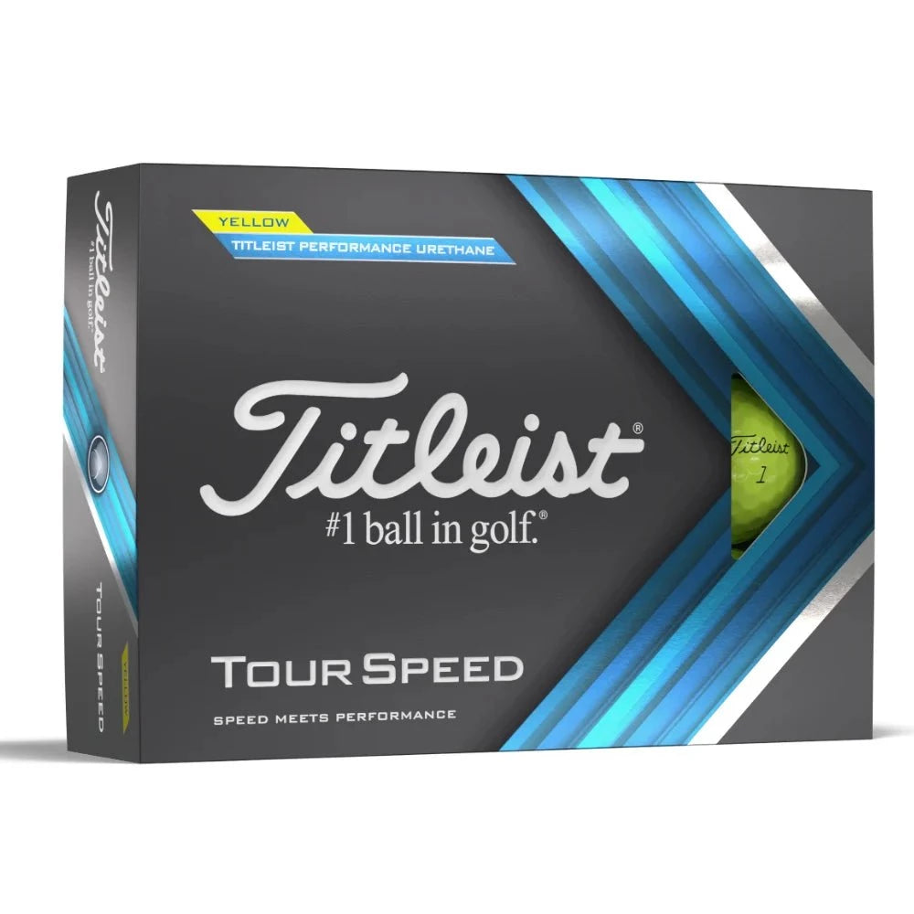 Titleist Tour Speed Golf Balls Yellow