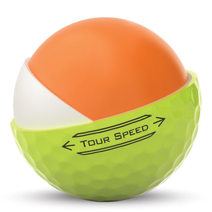 Titleist Tour Speed Golf Balls | Yellow