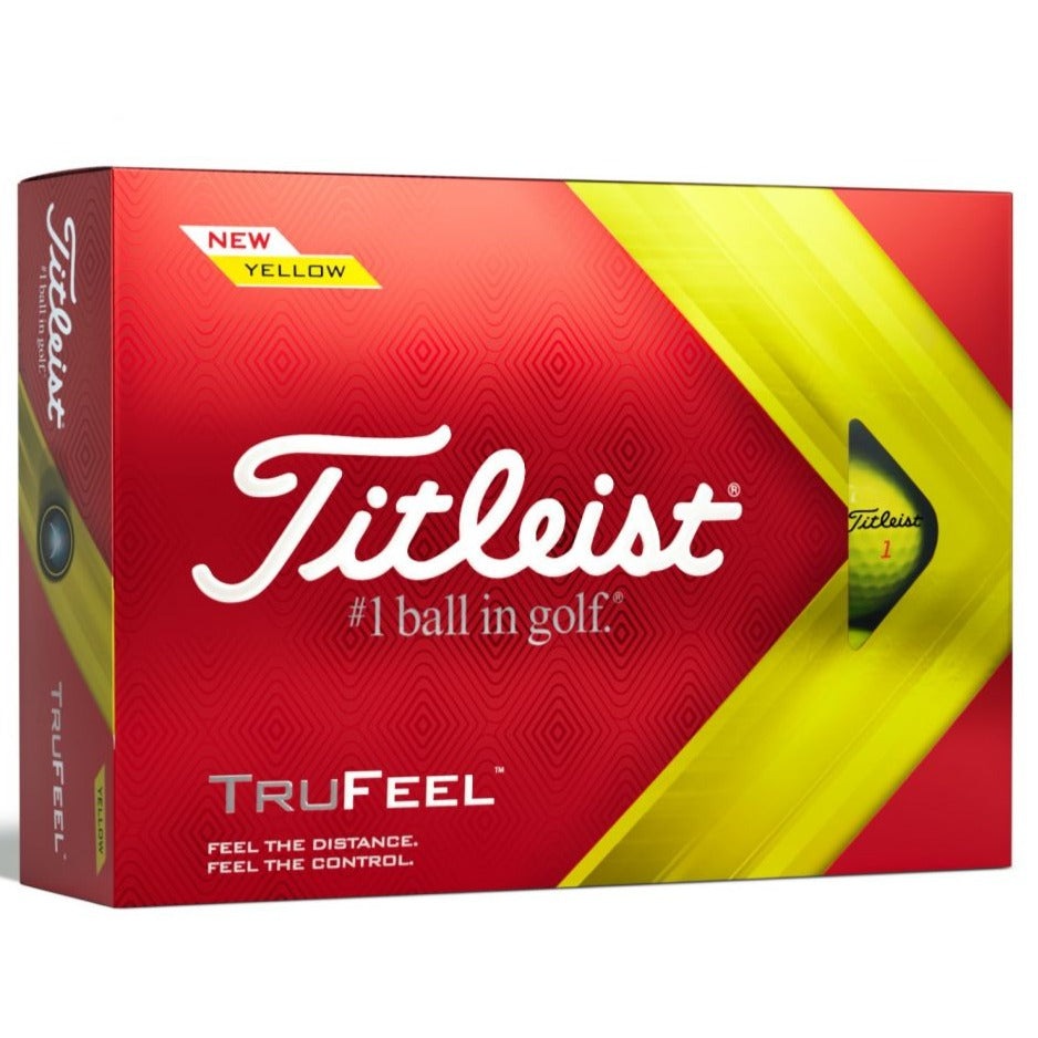 Titleist TruFeel Golf Balls | Yellow