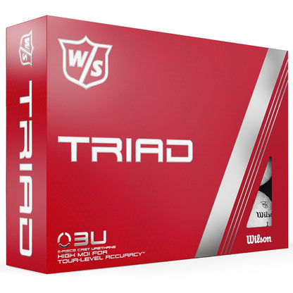 Wilson Staff Triad Golf Balls White
