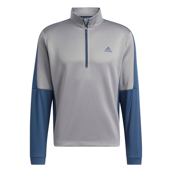 adidas Colour Block 1/4 Zip Golf Sweater HG8831 Grey Three/Crew