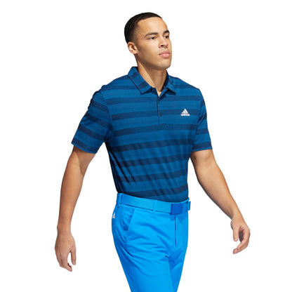 adidas 2-Colour Stripe Golf Polo Shirt HI5179