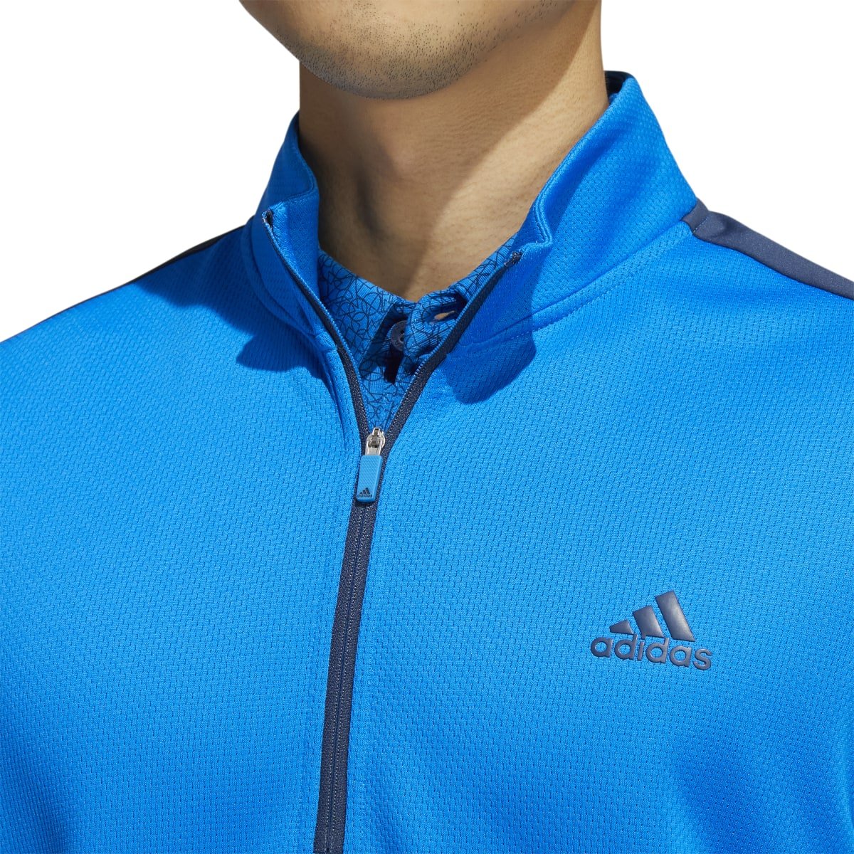 adidas Colourblock Primegreen 1/4 Zip Golf Top HE5452