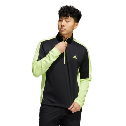 adidas Colourblock Primegreen 1/4 Zip Golf Top HC5572