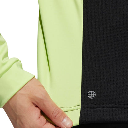 adidas Colourblock Primegreen 1/4 Zip Golf Top HC5572