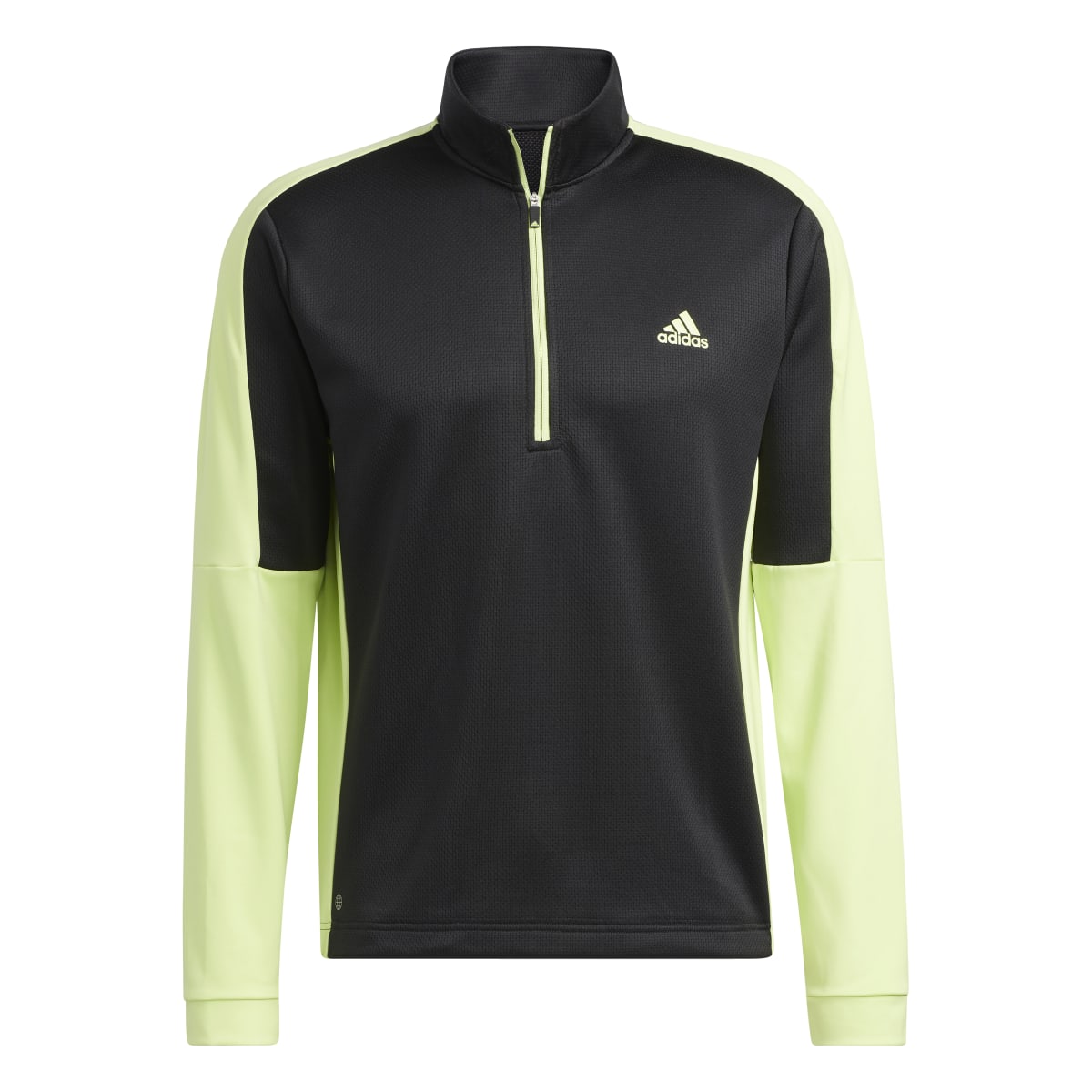 adidas Colourblock Primegreen Zip Golf Top HC