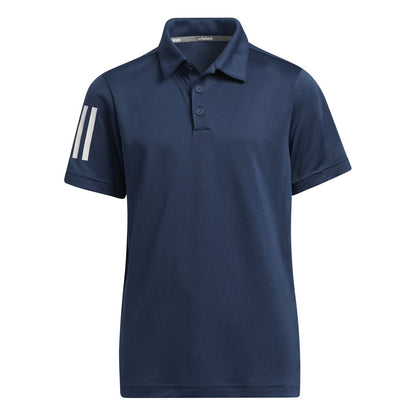 adidas -Stripe Junior Golf Polo Shirt GR