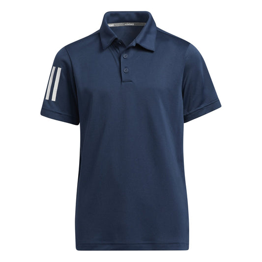 adidas -Stripe Junior Golf Polo Shirt GR