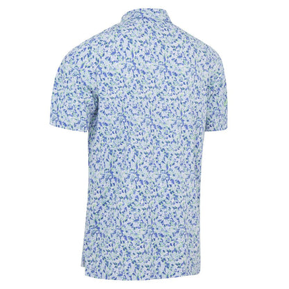 Callaway Filtered Floral Print Golf Polo Shirt CGKSC0B1
