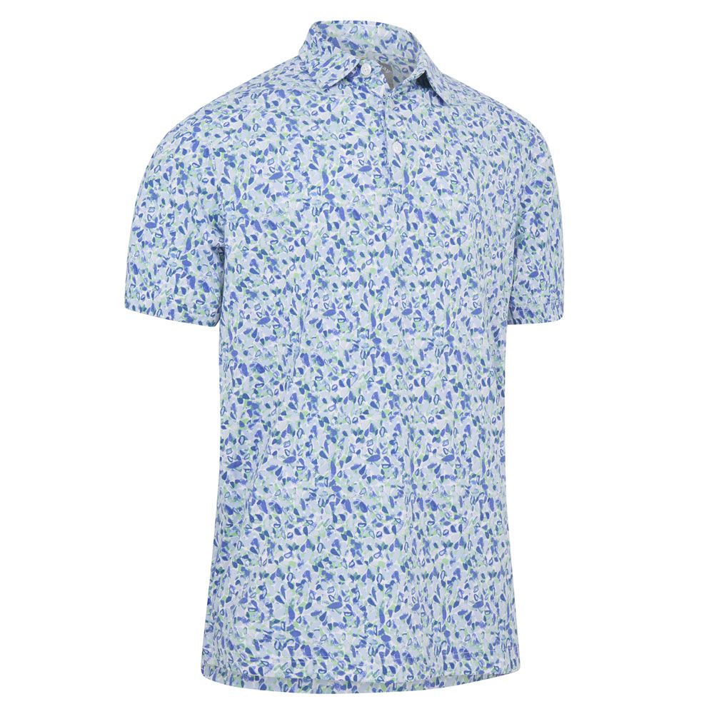 Callaway Filtered Floral Print Golf Polo Shirt CGKSC0B1