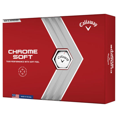 Callaway 2023 Chrome Soft Golf Balls | White