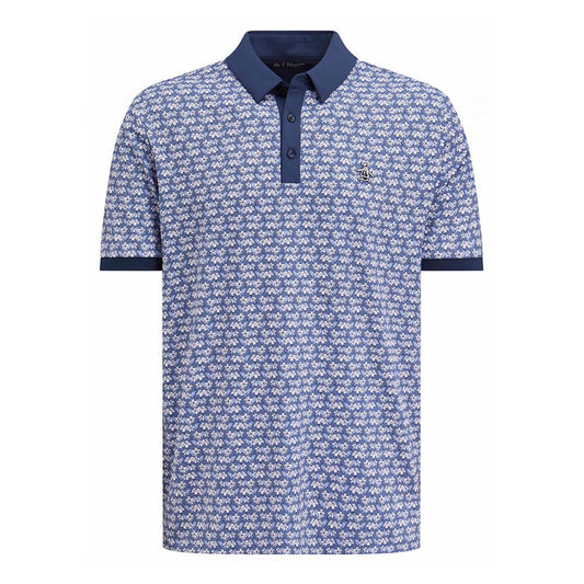 Original Penguin Mini Floral Print Golf Shirt OGKSB099GG