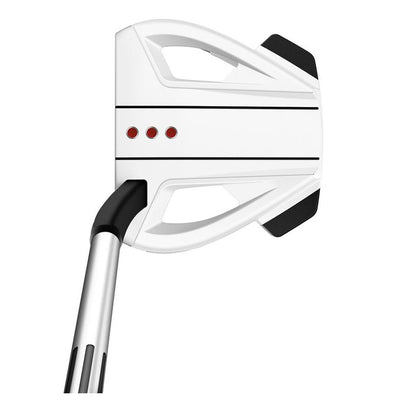 Left Handed TaylorMade Spider EX Ghost White Golf Putter | Flow Neck