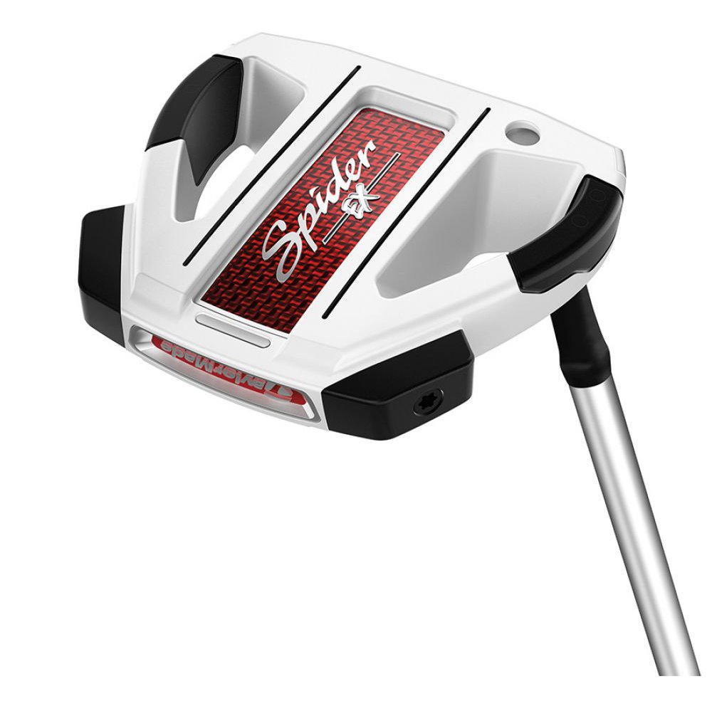 Left Handed TaylorMade Spider EX Ghost White Golf Putter | Flow Neck