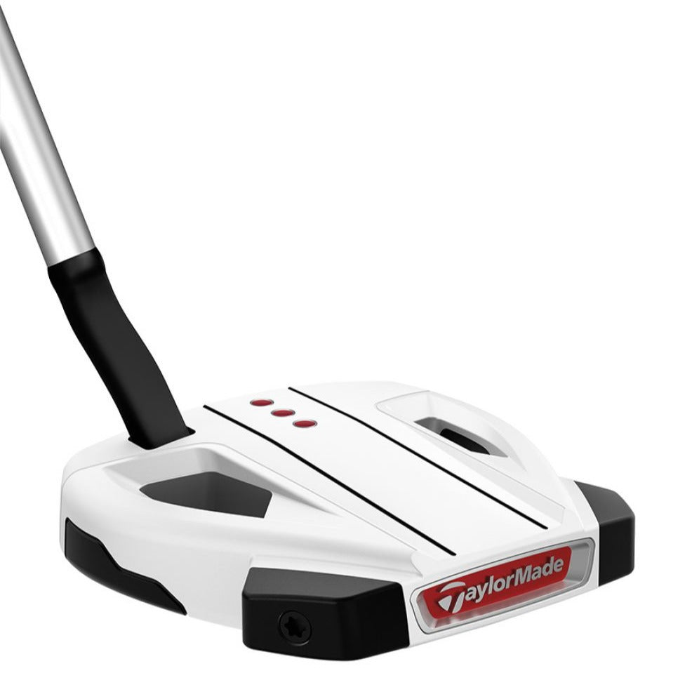 Left Handed TaylorMade Spider EX Ghost White Golf Putter | Flow Neck